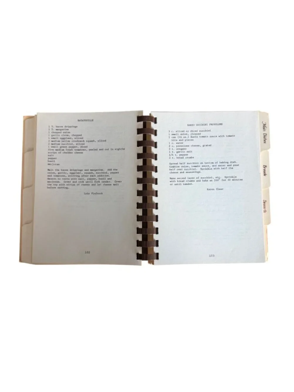 Sunmark Explores A World Of Cooking Cookbook Recipes VTG 1980 Typewriter Typed